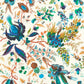 Wonderland Floral Wallpaper - Lapis/Emerald/Carnelian - HSRW113067 - Harlequin - Premier Wallcovering
