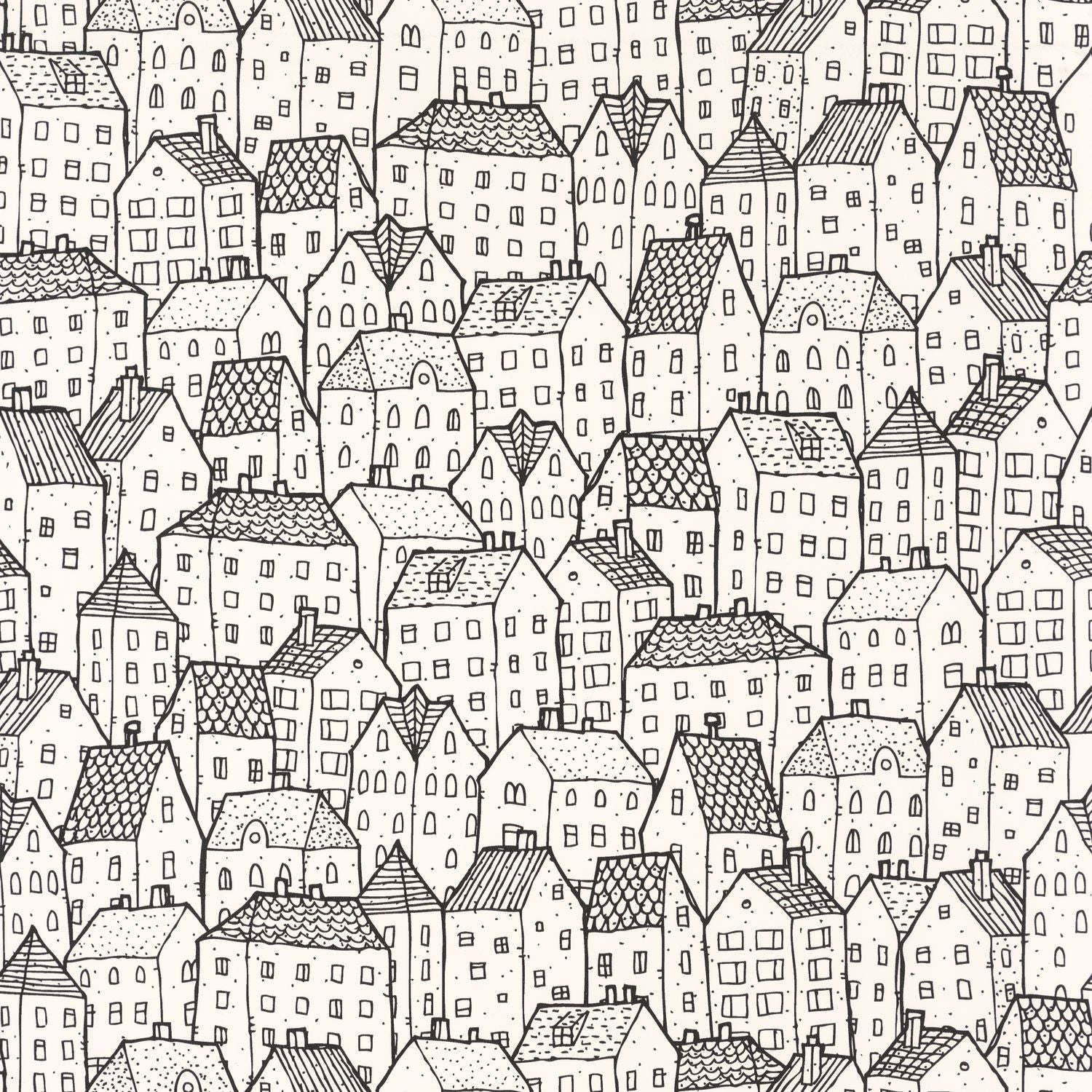 Wonderland Wallpaper - Noir Blanc - Caselio - 101119000