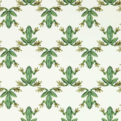 Wood Frog Wallpaper - Forest/Chalk - HC4W113011 - Harlequin - Premier Wallcovering