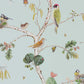 Woodland Chorus Wallpaper - Sky Blue/Multi - DWOW215706 - Sanderson