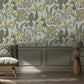 Woodland Floor Wallpaper - Celadon and Lemon - Josephine Munsey - JMW-101201 - Premier Wallcovering