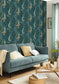 Woodland Wallpaper - Bleu Nuit  - Caselio - 102926671