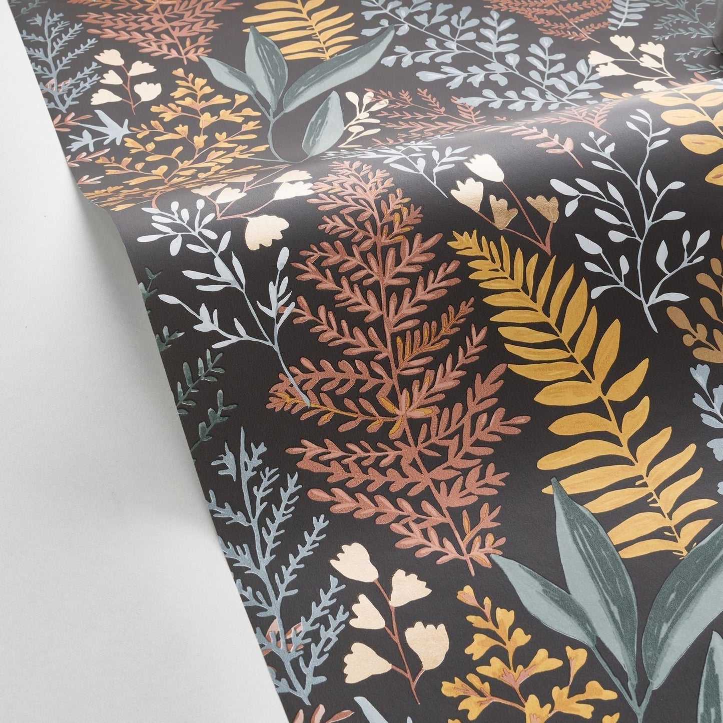 Woodland Wallpaper - Fond Noir - Caselio - 102922974