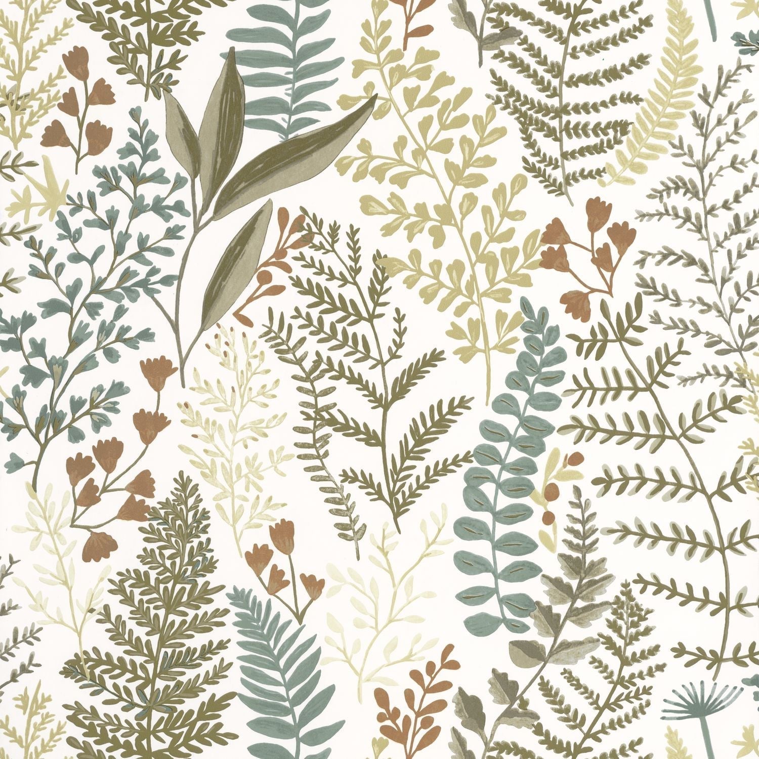Woodland Wallpaper - Kaki Fond - Caselio - 102927019