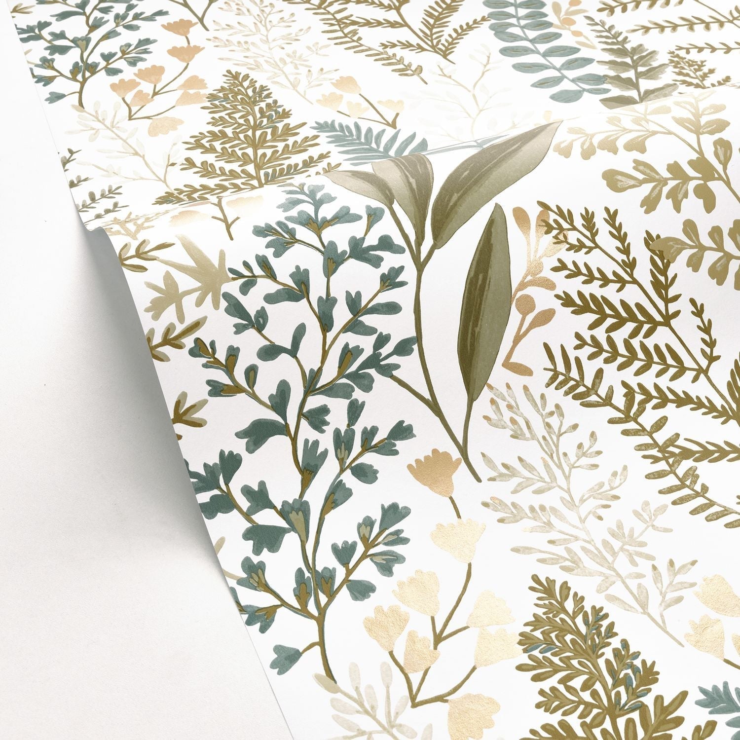 Woodland Wallpaper - Kaki Fond - Caselio - 102927019
