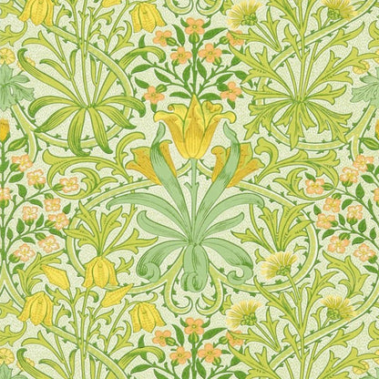 Woodland Weeds Wallpaper - Sap Green - Morris & Co - 217100 - Morris Wallpaper