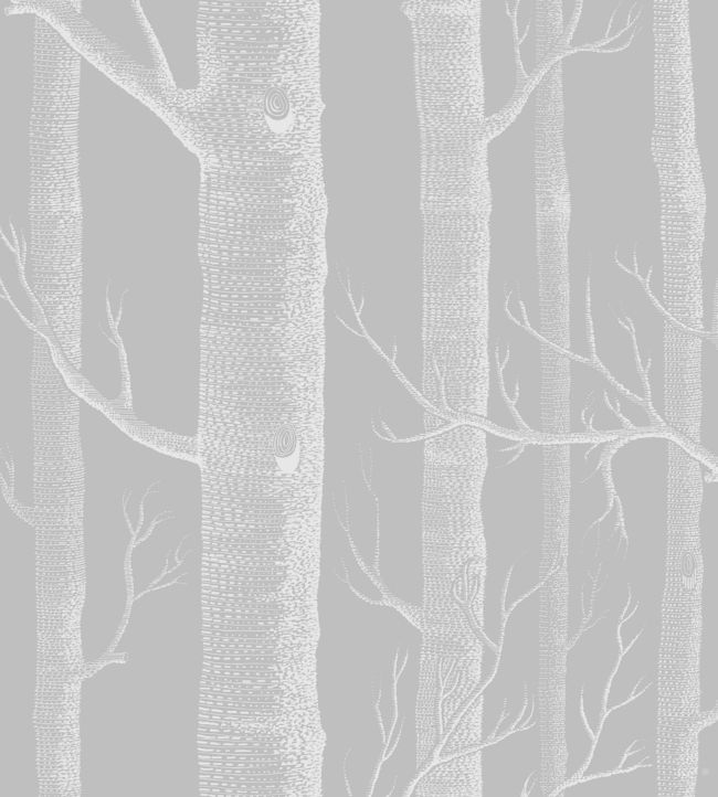 Woods Icons Wallpaper - Grey & White - 112/3012 - Cole & Son - Premier Wallcovering