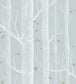 Woods & Stars Wallpaper - Powder Blue - 103/11051 - Cole & Son - Premier Wallcovering