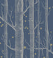 Woods & Stars Wallpaper - Midnight - 103/11052 - Cole & Son - Premier Wallcovering