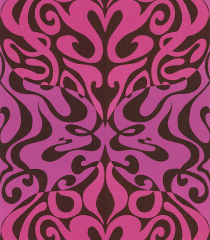 Woodstock Wallpaper - Magenta on Soot - 69/7125 - Cole & Son - Premier Wallcovering