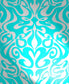 Woodstock Wallpaper - Metallic Silver on Teal - 69/7128 - Cole & Son - Premier Wallcovering