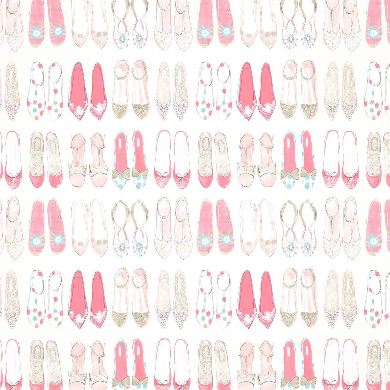 World at Your Feet Wallpaper - Pebble/Blossom/Sky - Harlequin - HLTF112646