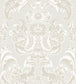 Wyndham Wallpaper - Chalk & Stone on Silver Mica - 94/3015 - Cole & Son - Premier Wallcovering