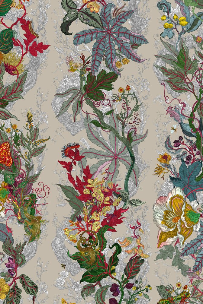 XL Jungle Wallpaper - Original - Timorous Beasties - JNGL/XLJNGL/ARGD/01 - Premier Wallcovering