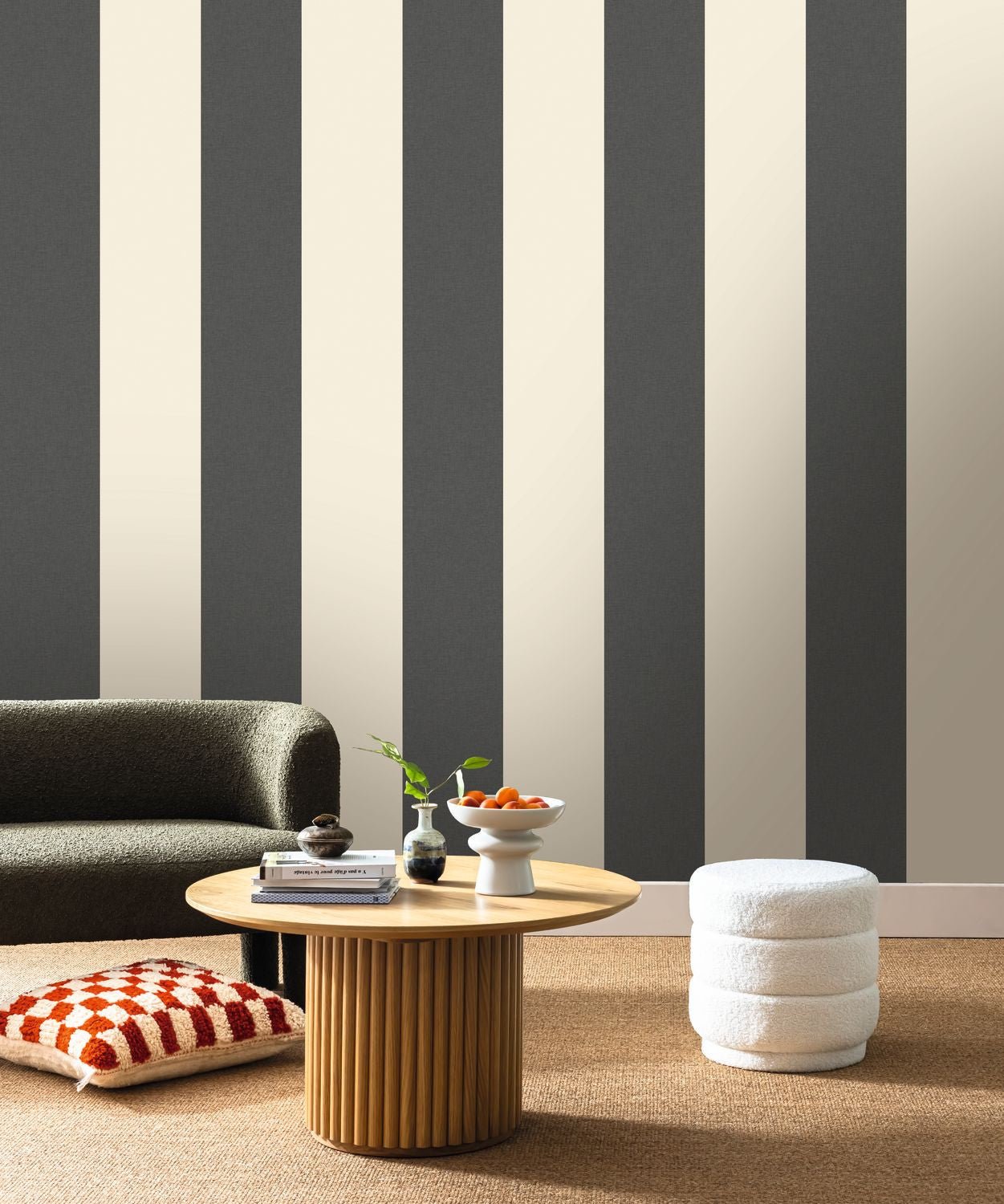 XXL Lines Wallpaper - Noir - Caselio - 106729090