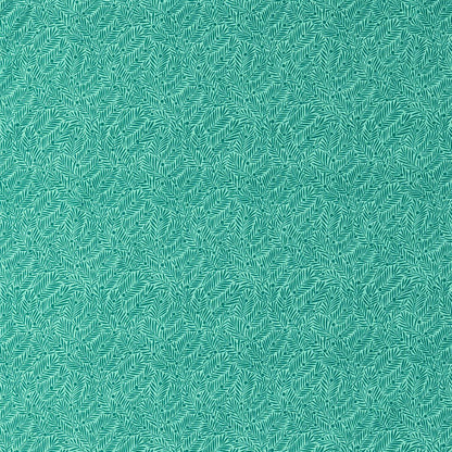 Yew & Aril Fabric - Teal - Morris & Co - 227225 - Premier Wallcovering