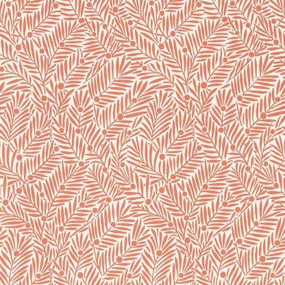 Yew & Aril Wallpaper - Watermelon - 217348 - Morris & Co