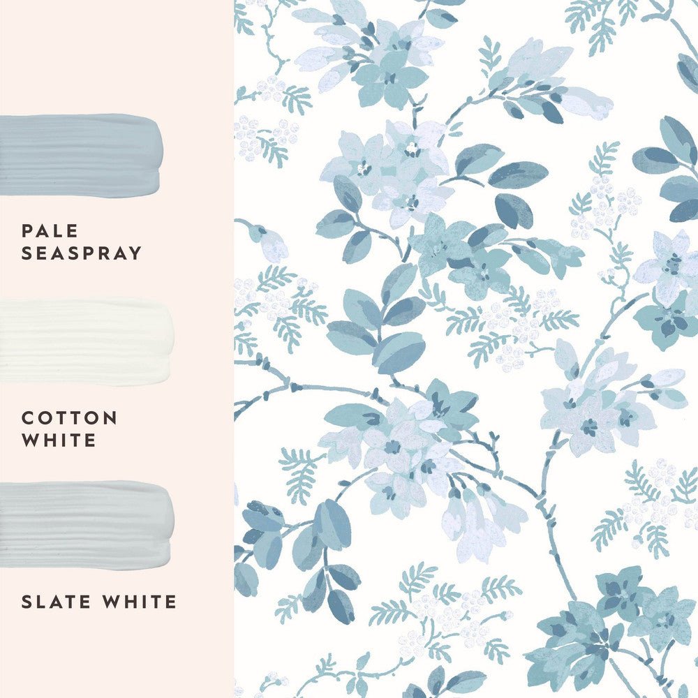 Yewland Wallpaper - Seaspray - Laura Ashley - 130107 - Premier Wallcovering