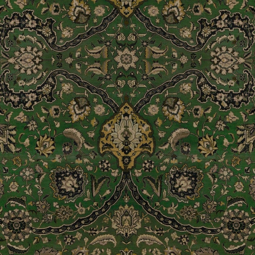 Zanjan Wallpaper - Juniper-Green - House of Hackney - 1-WA-ZAN-DI-JUN-XXX