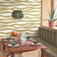 Zebra Game Color Game Wallpaper - Olive - Casadeco - 200637414 - Premier Wallcovering