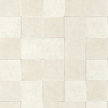 Zelliges Minerals Wallpaper - Blanc Albatre - Casadeco - 88100110 - Premier Wallcovering
