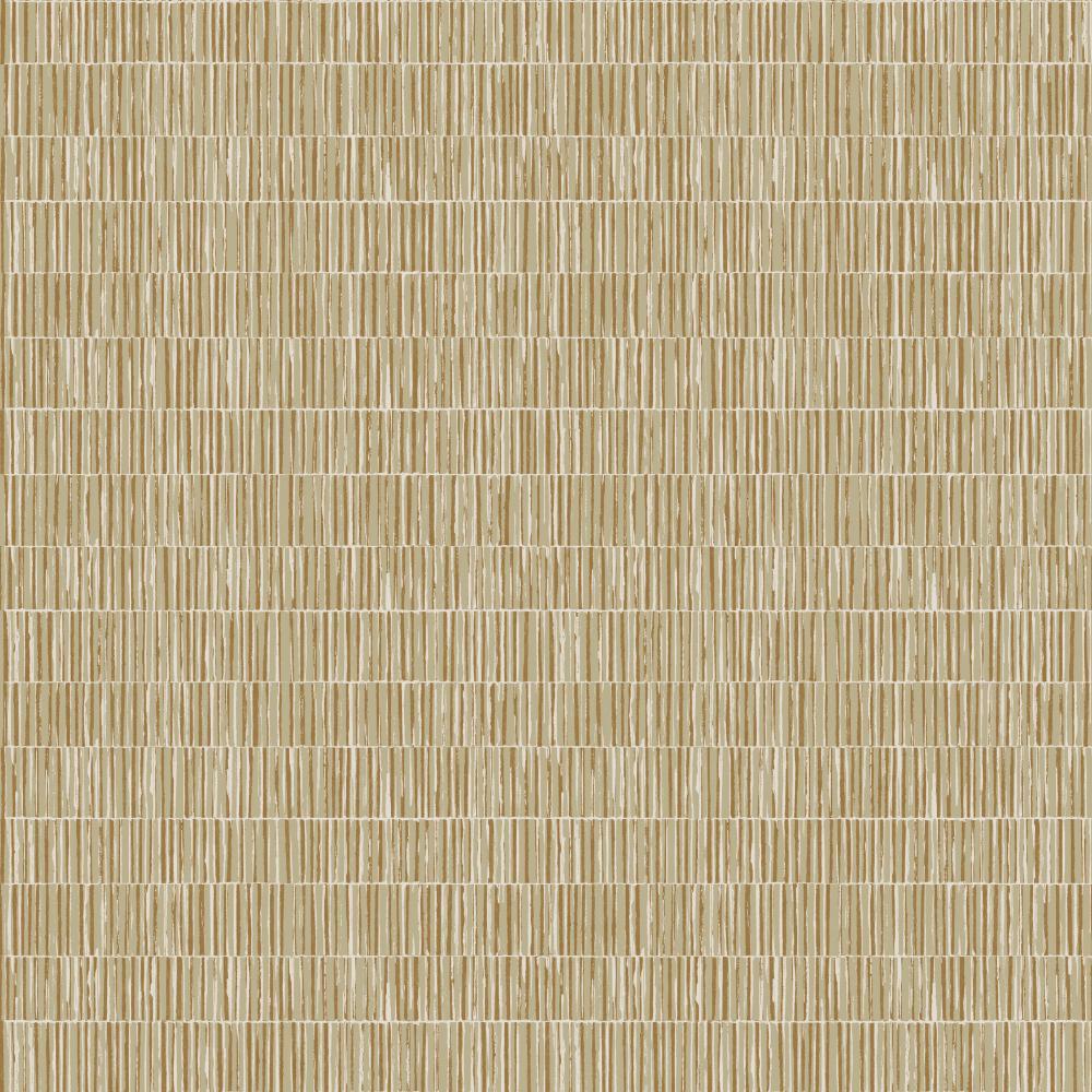 Zen Bamboo Screen Wallpaper - Gold - Galerie - DWP0362 - 04 - Premier Wallcovering