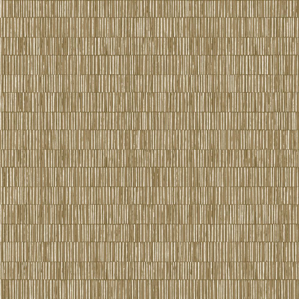 Zen Bamboo Screen Wallpaper - Bronze Brown - Galerie - DWP0362 - 02 - Premier Wallcovering