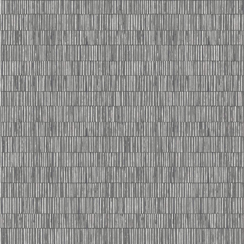 Zen Bamboo Screen Wallpaper - Charcoal Grey - Galerie - DWP0362 - 07 - Premier Wallcovering