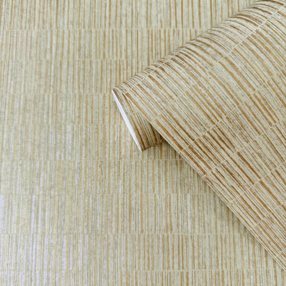 Zen Bamboo Screen Wallpaper - Gold - Galerie - DWP0362 - 04 - Premier Wallcovering