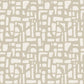 Zen Chunky Geo Wallpaper - Cream / Beige - Galerie - DWP0364 - 02 - Premier Wallcovering