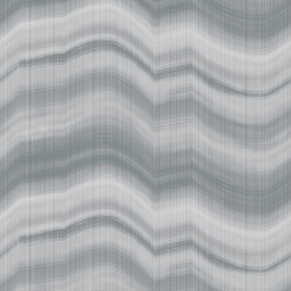 Zen Cloudy Stripe Wallpaper - Silver Grey - Galerie - DWP0367 - 04 - Premier Wallcovering