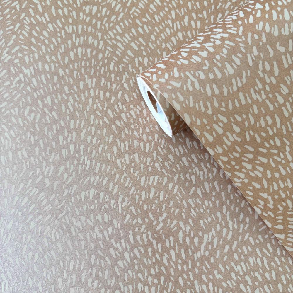 Zen Fan Fleck Wallpaper - Bronze Brown - Galerie - DWP0363 - 08 - Premier Wallcovering