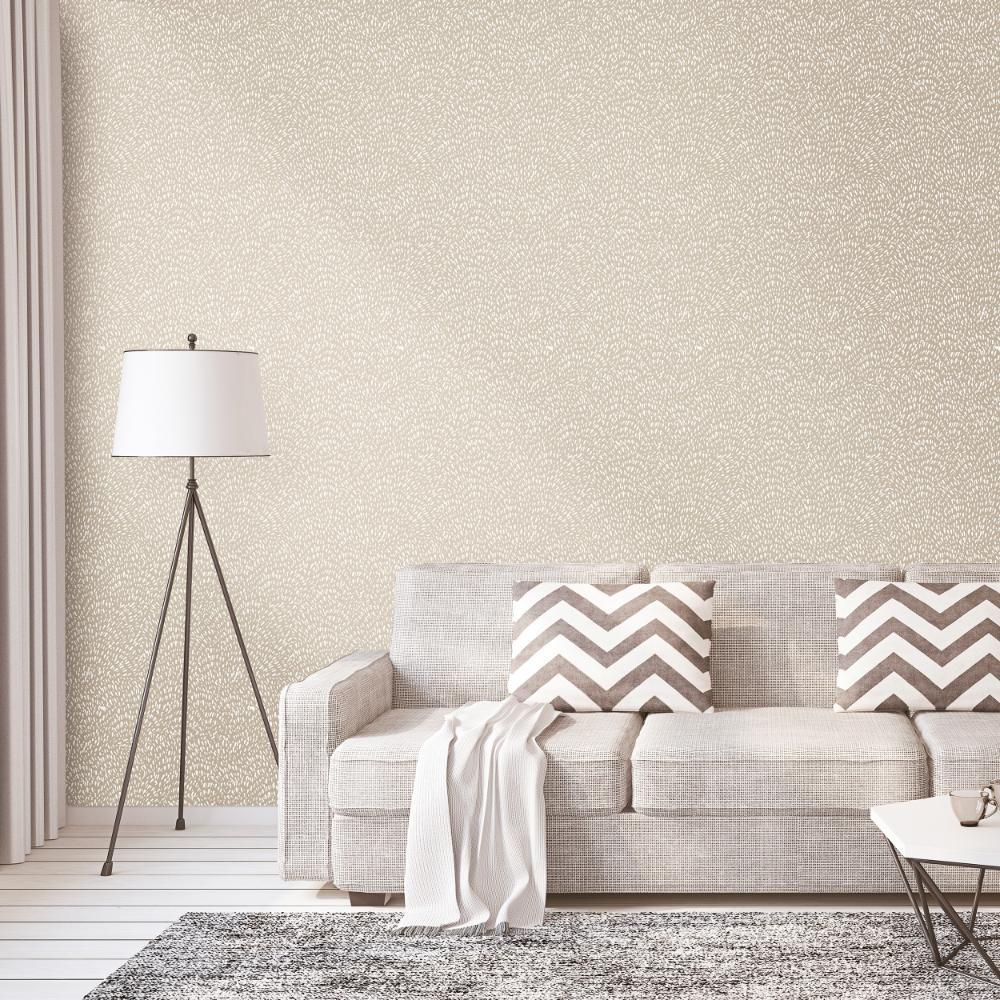 Zen Fan Fleck Wallpaper - Cream - Galerie - DWP0363 - 03 - Premier Wallcovering