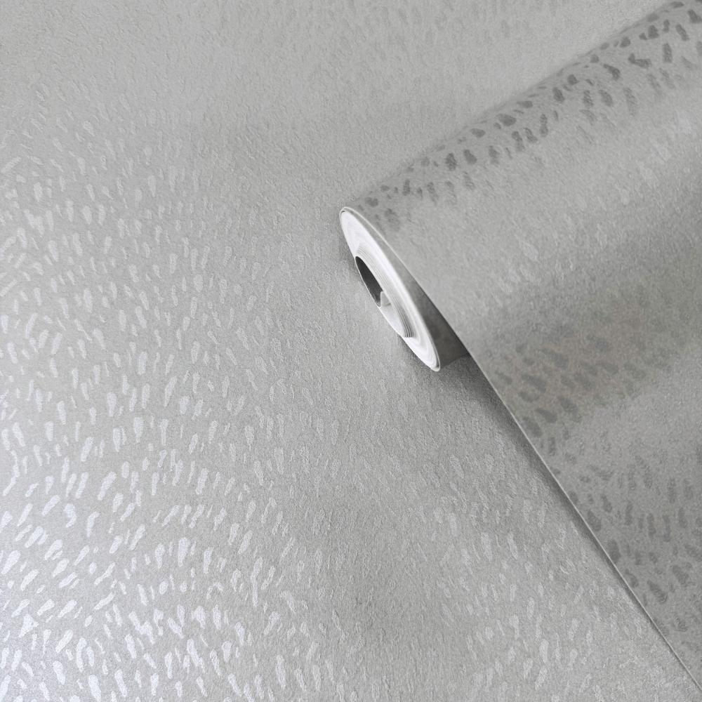 Zen Fan Fleck Wallpaper - Light Silver Grey - Galerie - DWP0363 - 06 - Premier Wallcovering