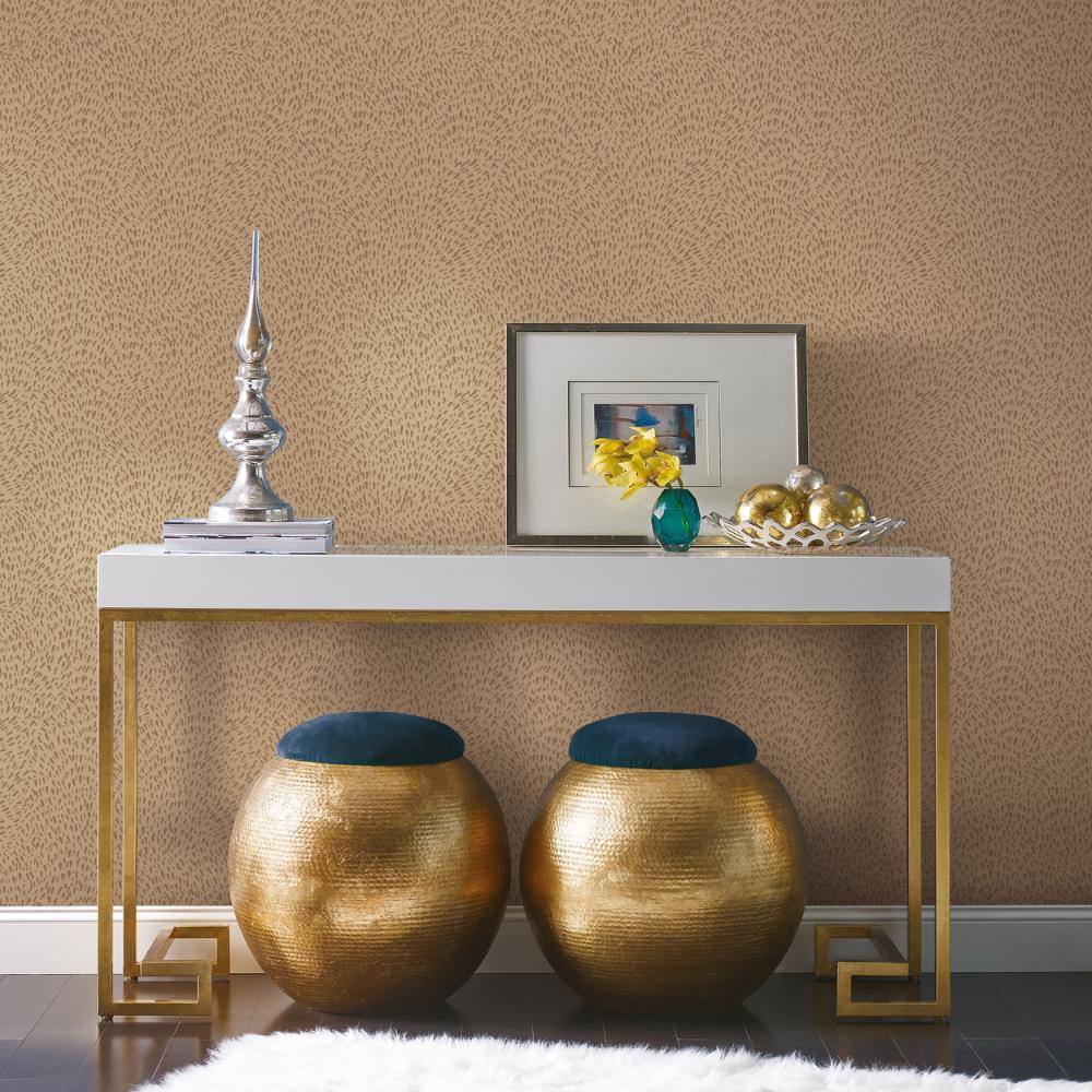 Zen Fan Fleck Wallpaper - Gold / Beige - Galerie - DWP0363 - 02 - Premier Wallcovering