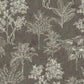 Zen Floating Foliage Wallpaper - Charcoal Grey - Galerie - DWP0361 - 05 - Premier Wallcovering