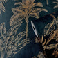 Zen Floating Foliage Wallpaper - Rose Gold / Blue - Galerie - DWP0361 - 08 - Premier Wallcovering