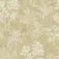 Zen Floating Foliage Wallpaper - Bronze Brown - Galerie - DWP0361 - 03 - Premier Wallcovering