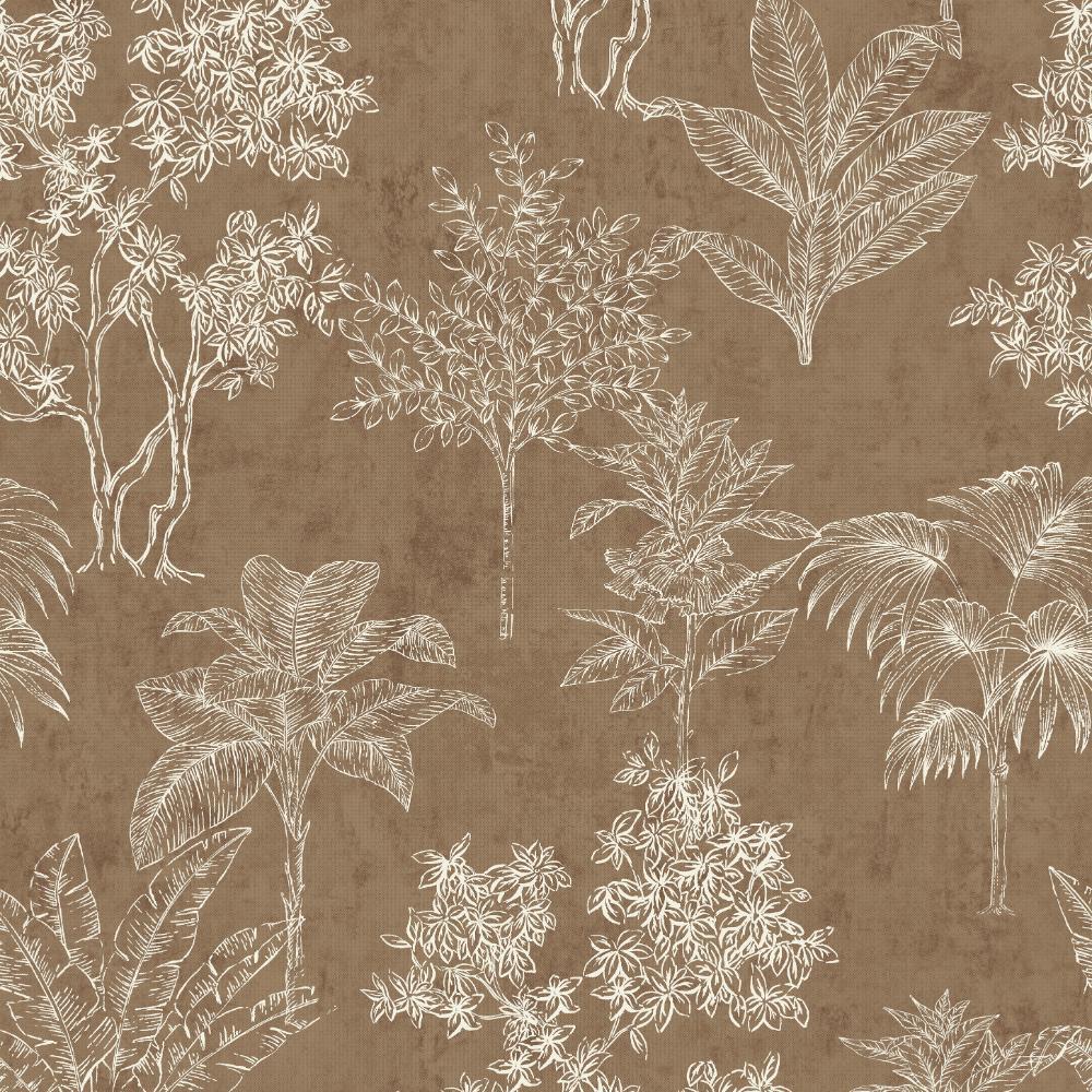 Zen Floating Foliage Wallpaper - Beige - Galerie - DWP0361 - 02 - Premier Wallcovering
