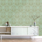 Zen Lace Wallpaper - Green / Rose Gold - Galerie - AM22002 - 4 - Premier Wallcovering