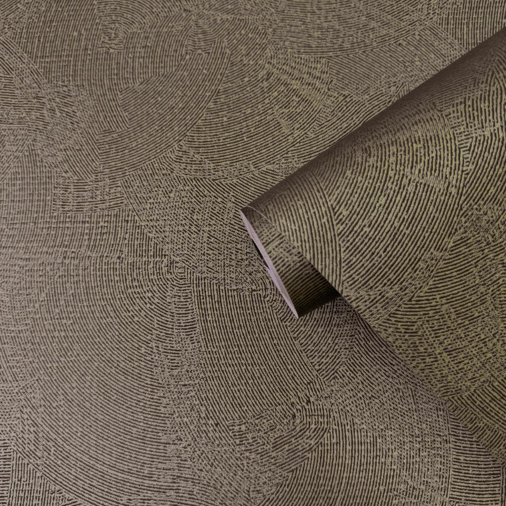 Zen Plaster Fan Wallpaper - Dark Rose Gold - Galerie - DWP0366 - 08 - Premier Wallcovering