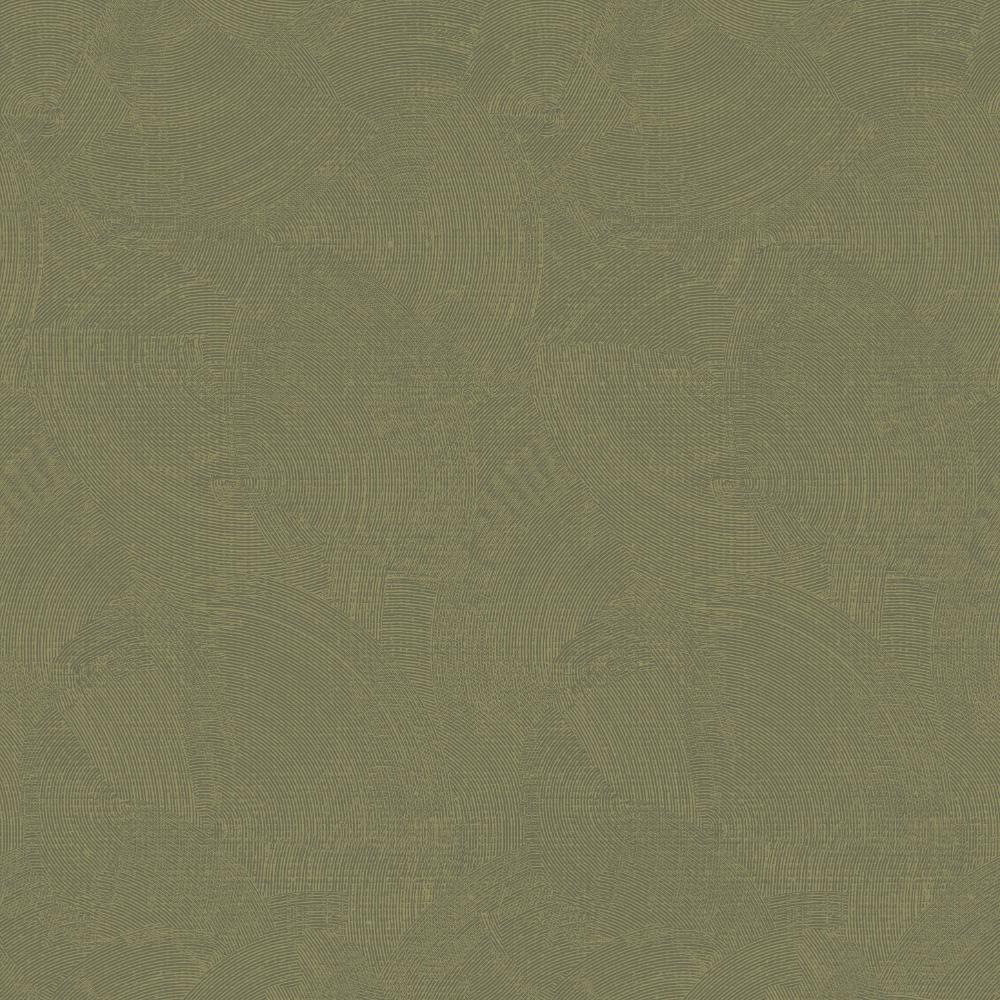 Zen Plaster Fan Wallpaper - Gold / Green - Galerie - DWP0366 - 01 - Premier Wallcovering