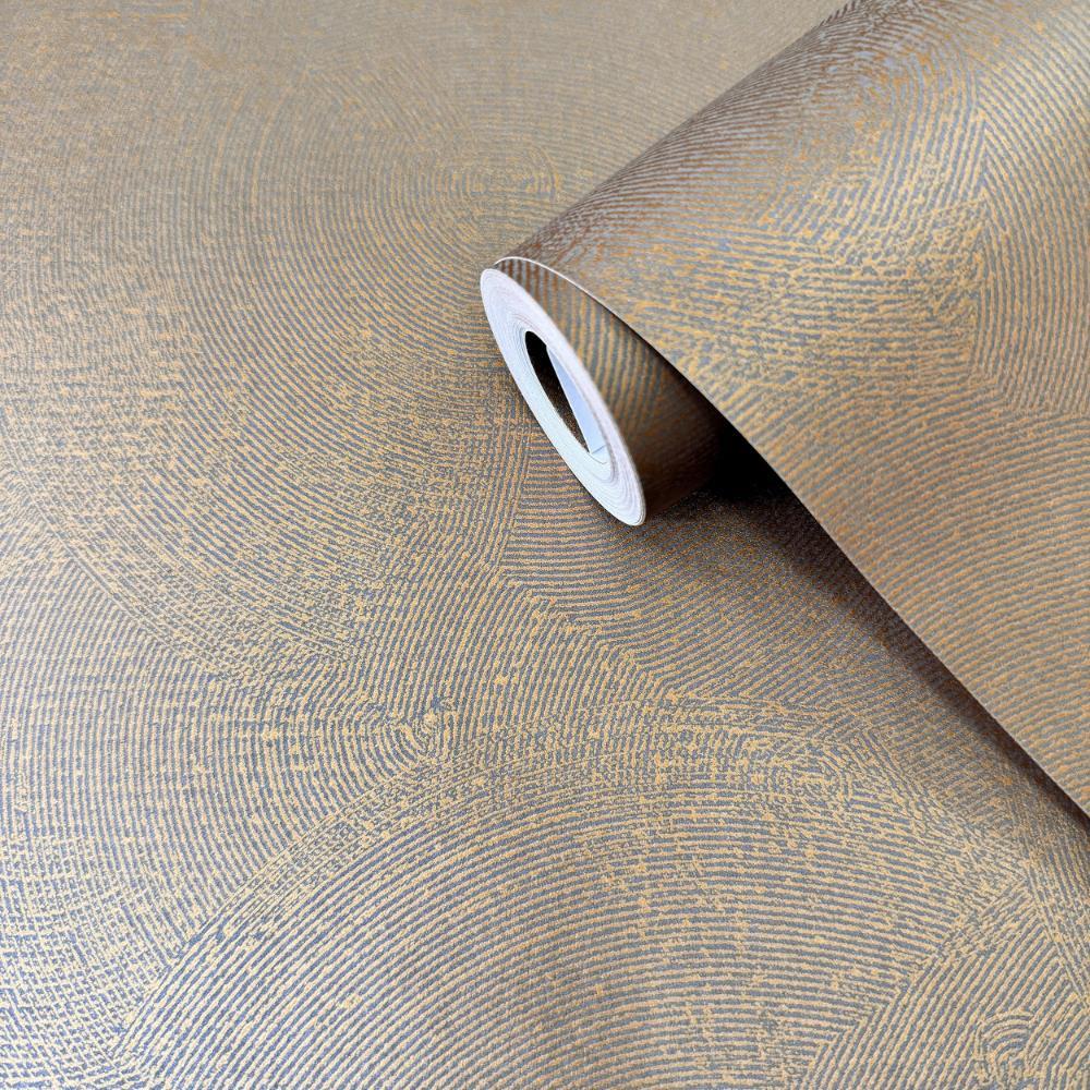 Zen Plaster Fan Wallpaper - Rose Gold - Galerie - DWP0366 - 05 - Premier Wallcovering