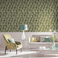 Zen Tumbling Leaf Wallpaper - Green - Galerie - DWP0365 - 01 - Premier Wallcovering