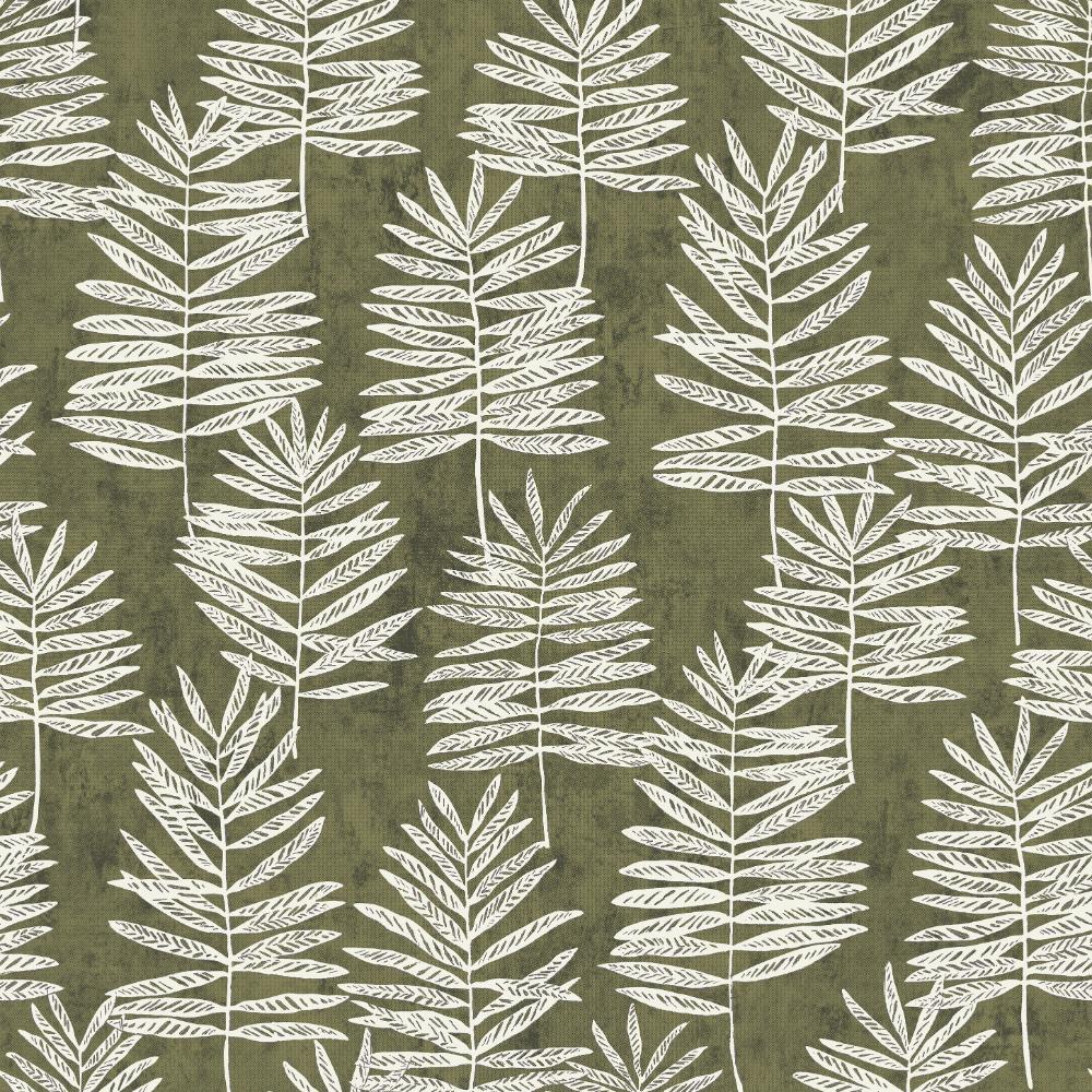 Zen Tumbling Leaf Wallpaper - Green - Galerie - DWP0365 - 01 - Premier Wallcovering