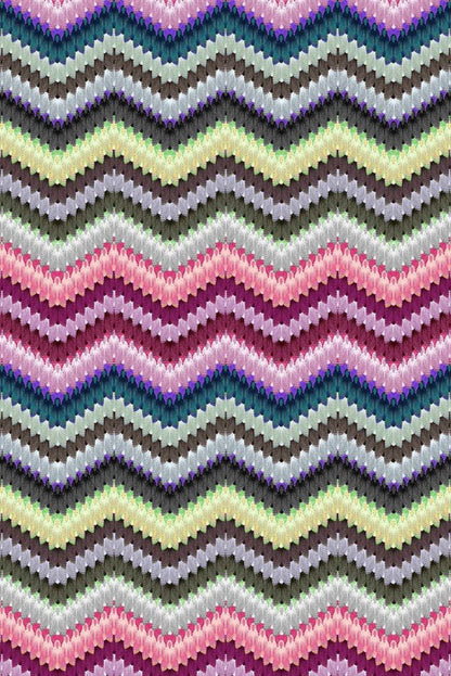 Zig Zag Moth Velvet Fabric - Original - Timorous Beasties - DIGI/ZZM/40008/01 - Premier Wallcovering