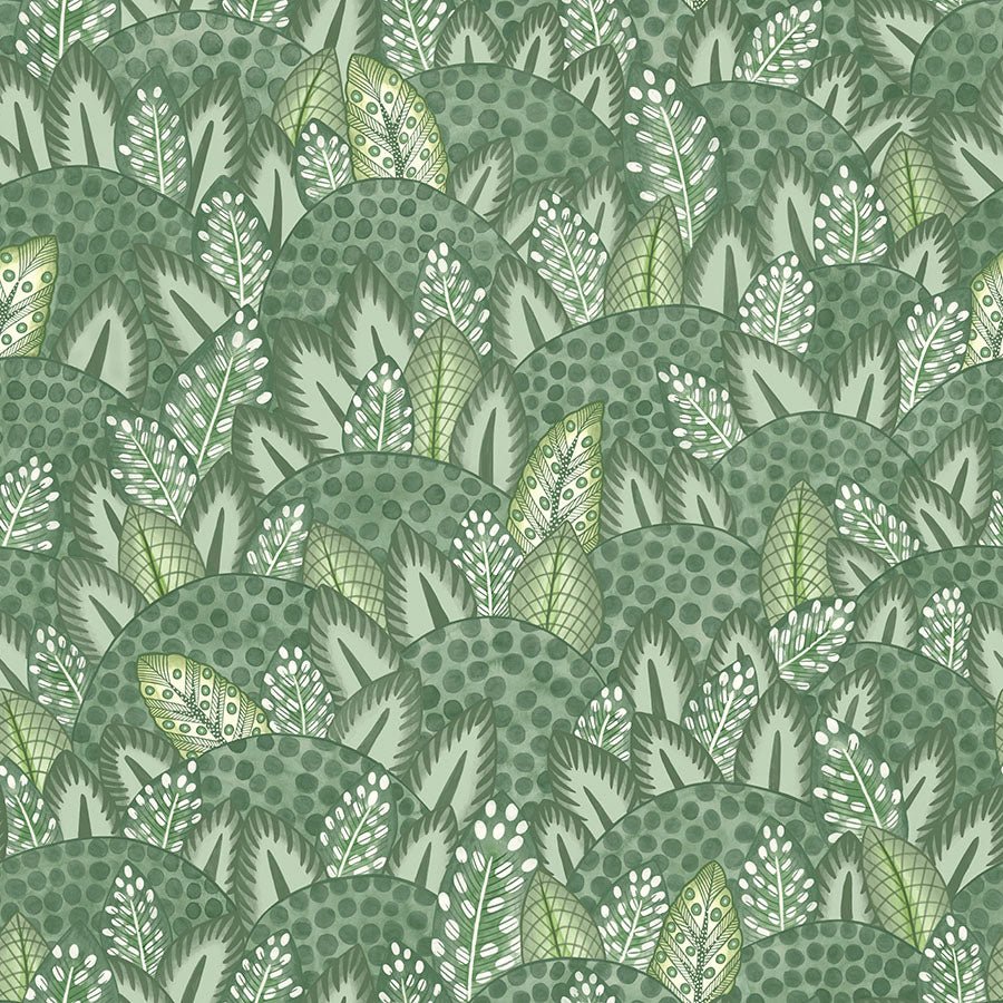 Zulu Terrain Wallpaper - Forest Green & Olive Green - 119/9042 - Cole & Son - Premier Wallcovering