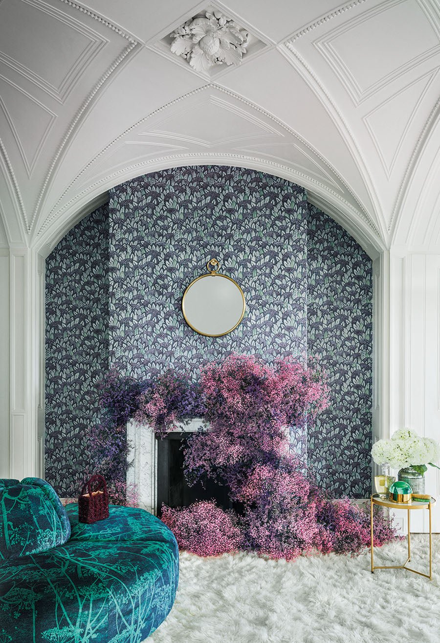 Zulu Terrain Wallpaper - Slate & Duck Egg - 119/9039 - Cole & Son - Premier Wallcovering