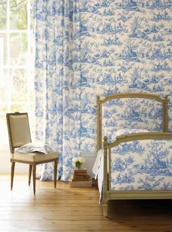 Bellegarde Room Wallpaper - Blue