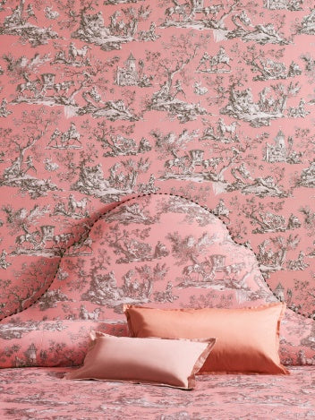 La Musardiere Room Wallpaper - Pink